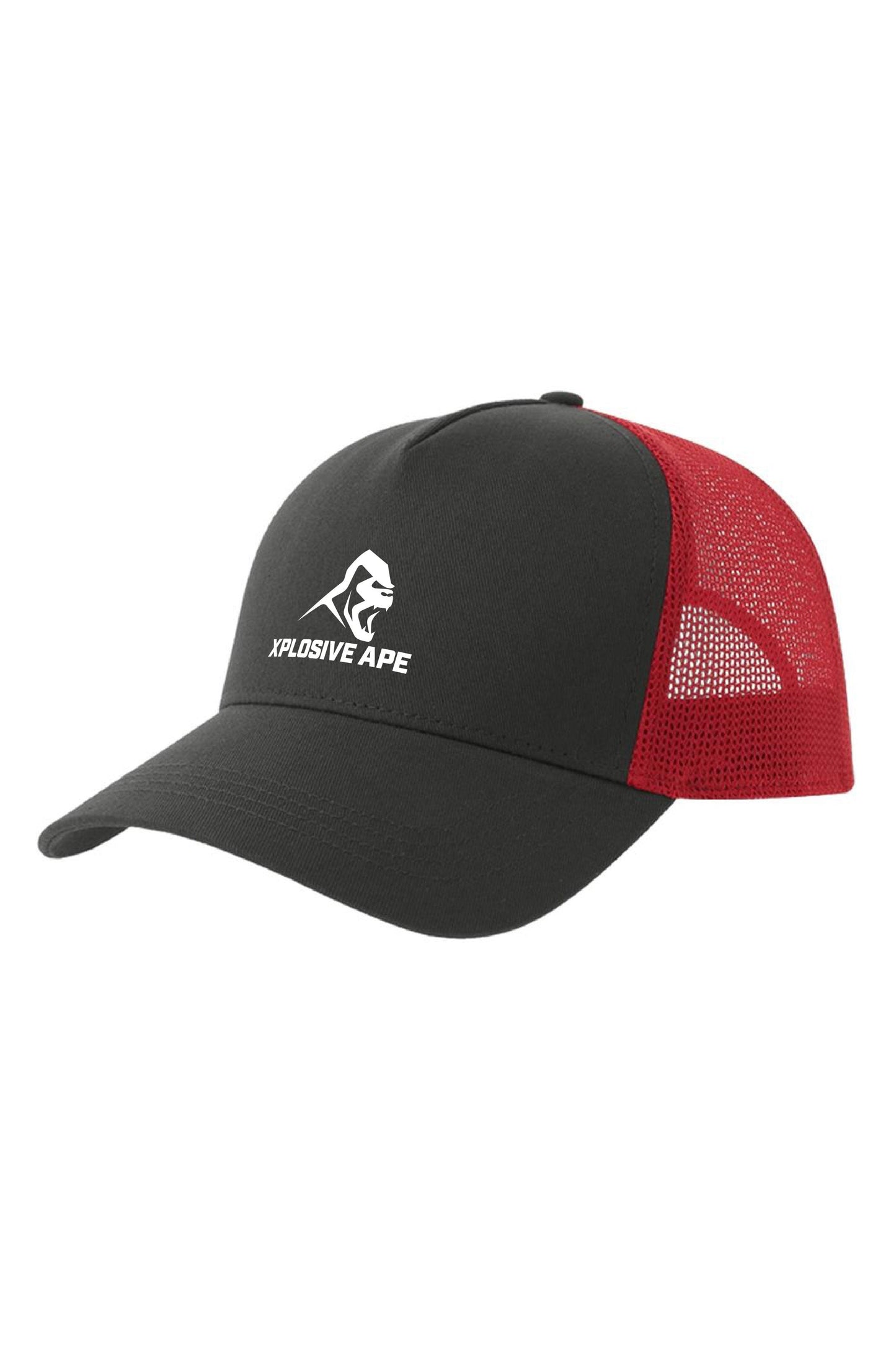 XAPE Classic Trucker Cap - Dk Grey/Red