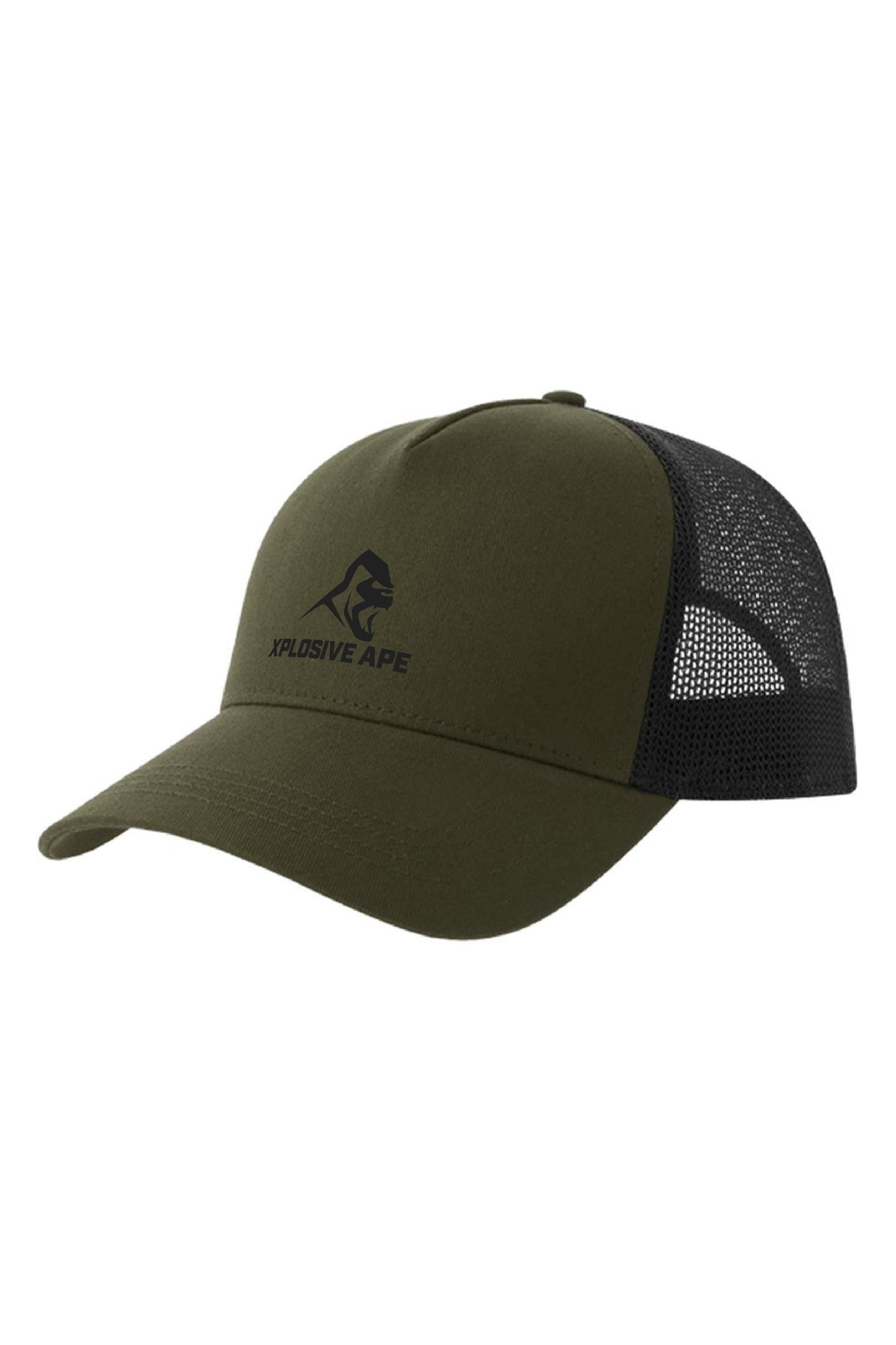 XAPE Classic Trucker Cap - Olive/Black