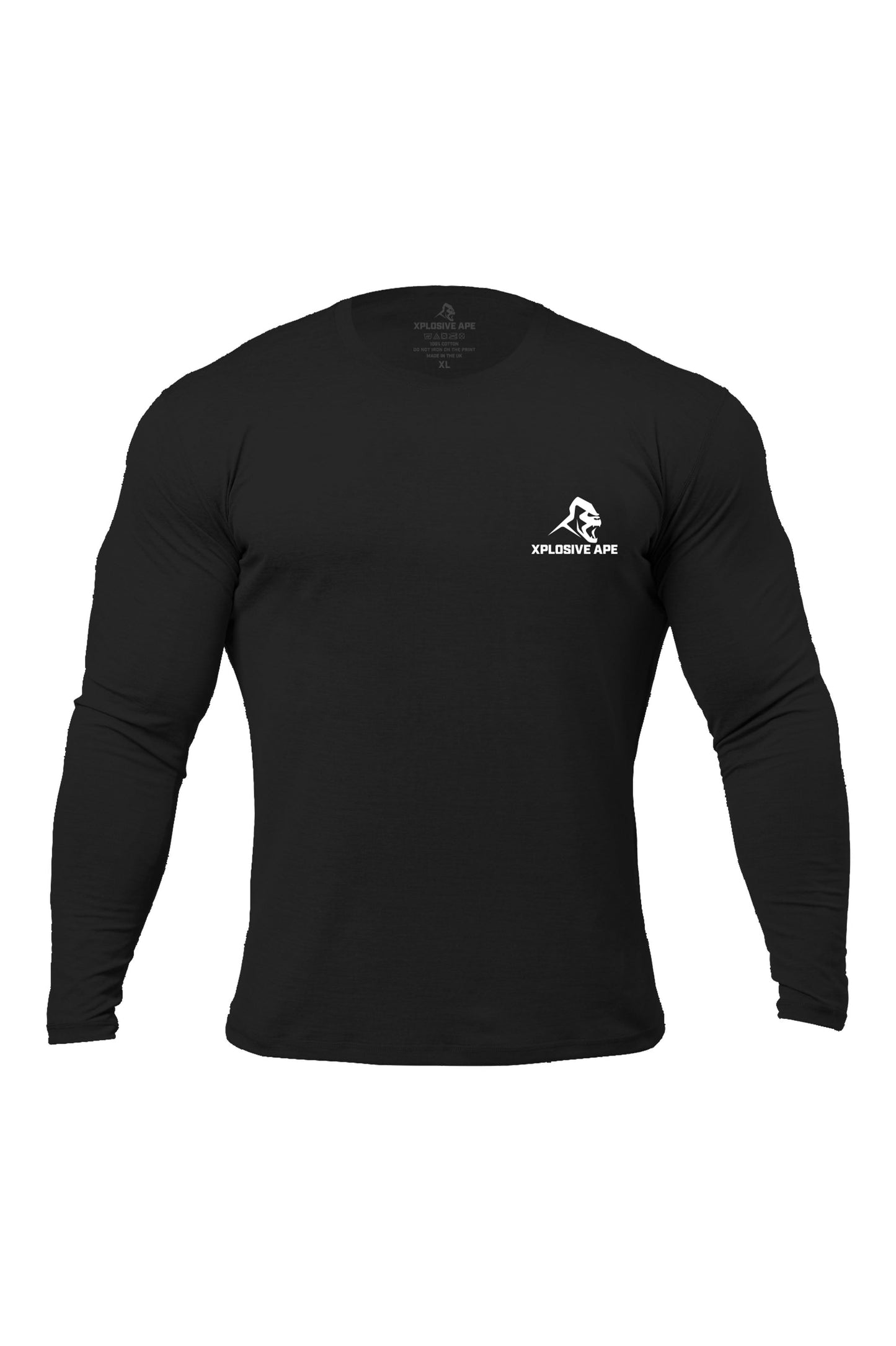 XAPE Stack The Plates Long Sleeve Tee - Black