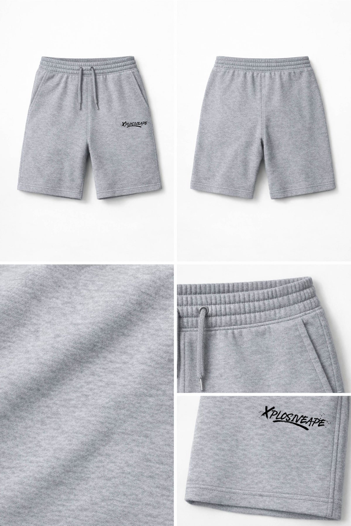 XAPE Desolate V2 Shorts - Sports Grey