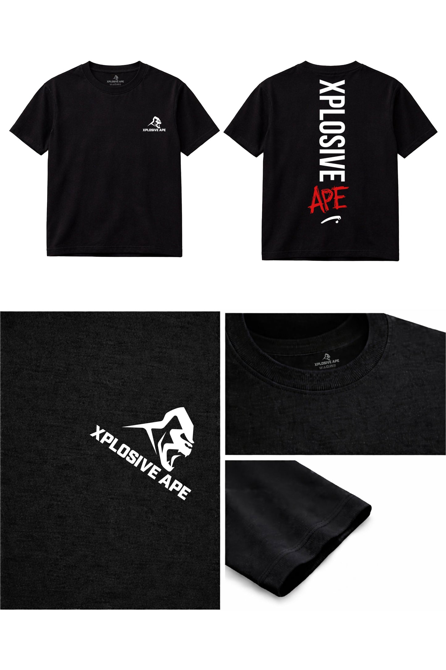 XAPE Graffiti Tee - Black