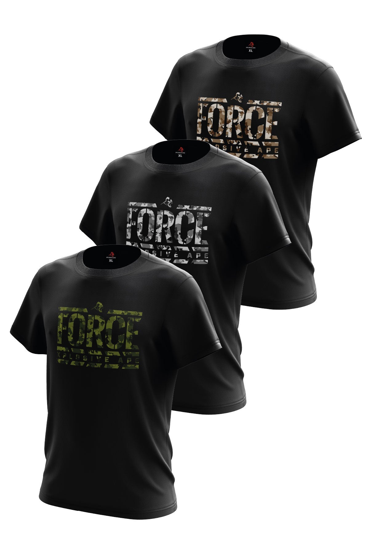 XAPE Force 3 Tees Pack