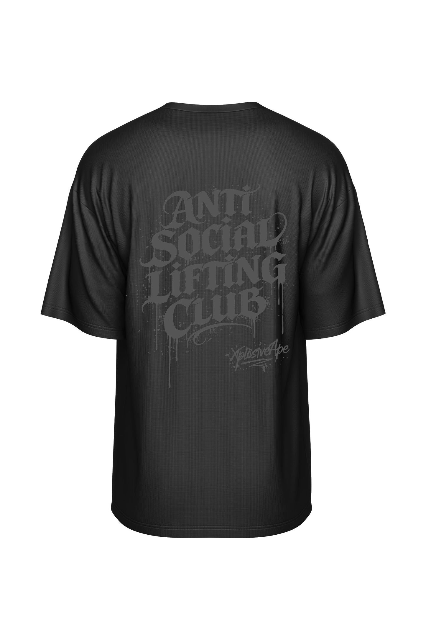 XAPE Club Oversized Tee - Black