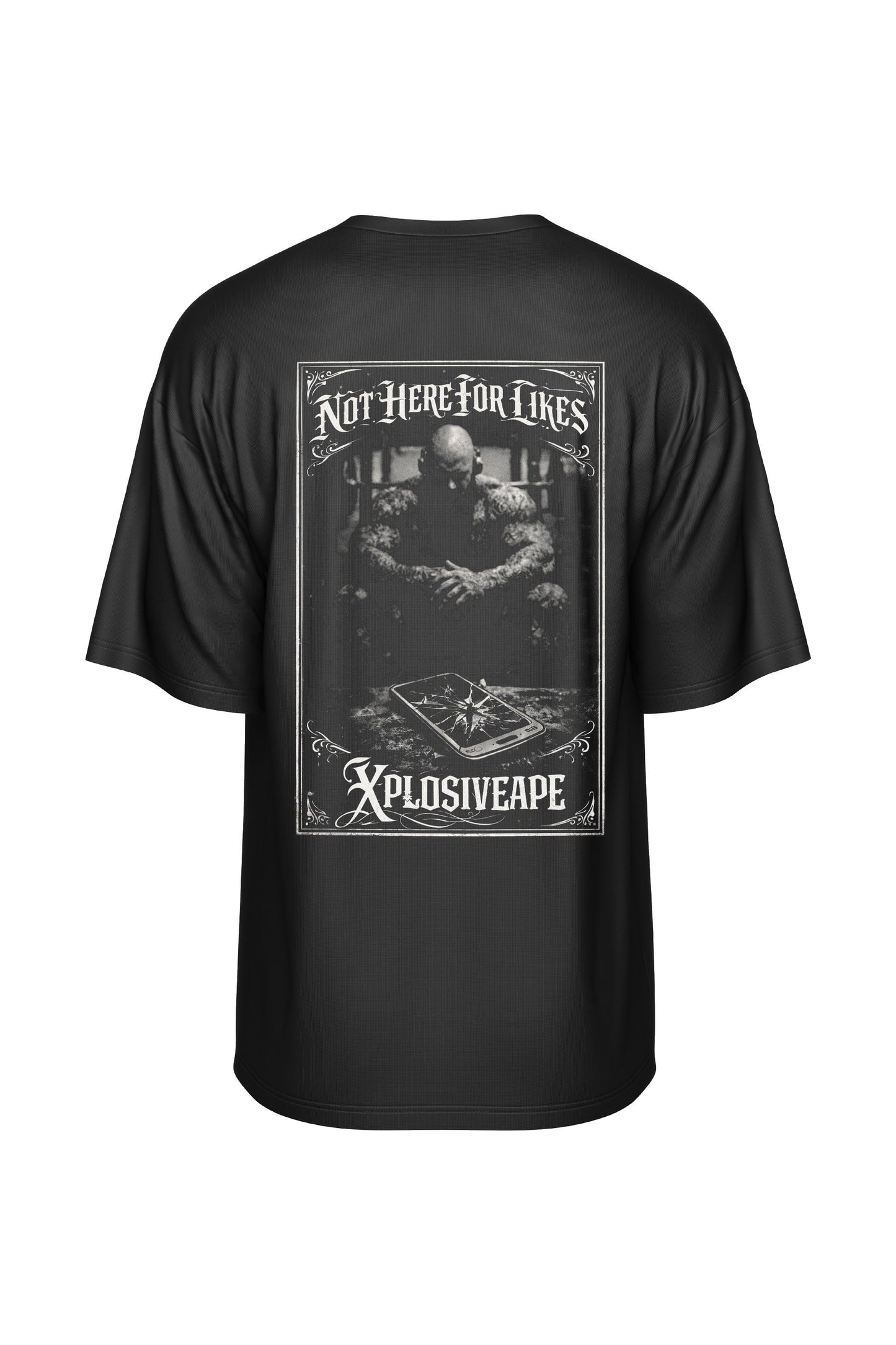 XAPE Likes Oversized Tee - Black