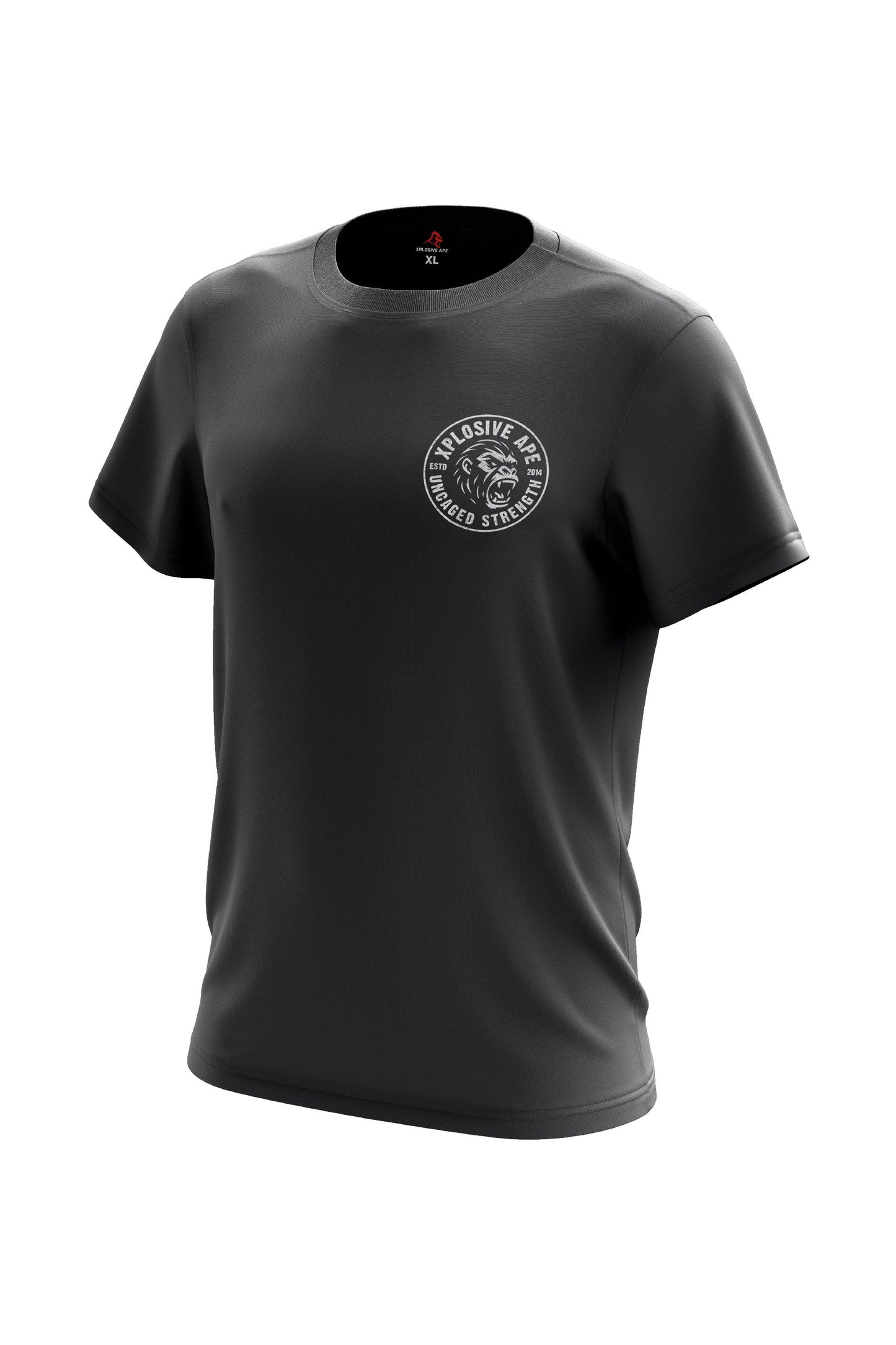 XAPE Uncaged Strength Tee - Charcoal