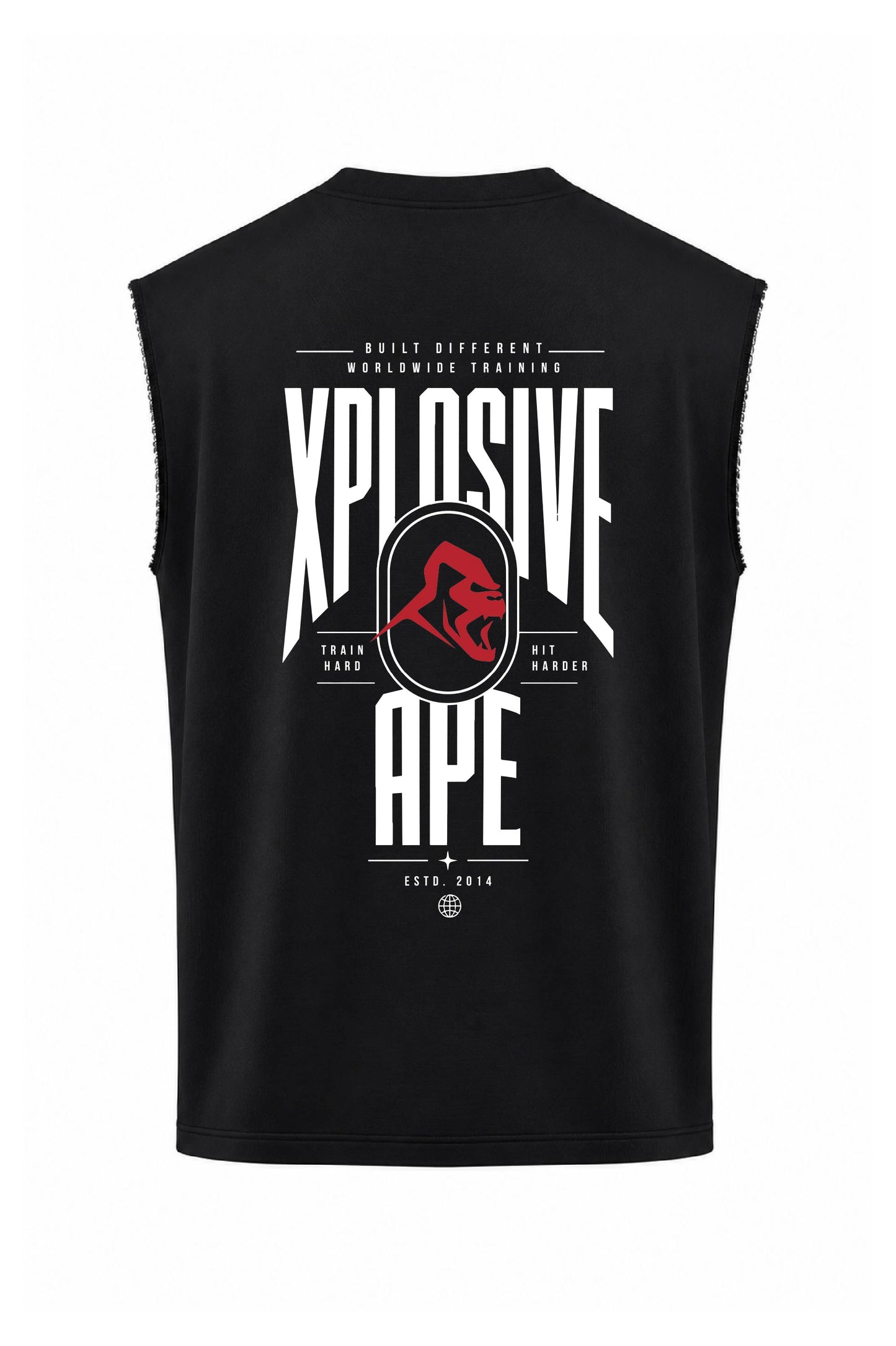 XAPE Fight Circuit Oversized Vest - Black
