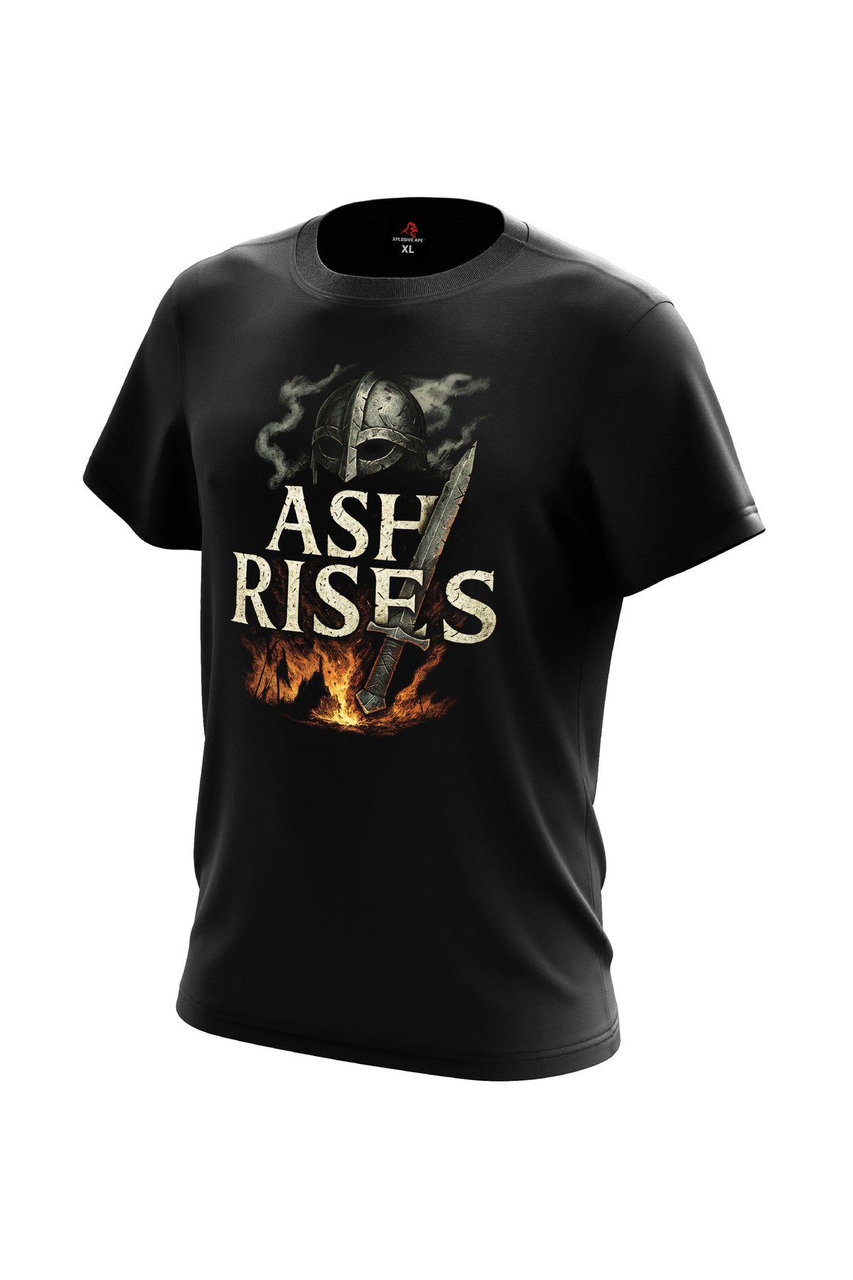 XAPE Ash Rises Tee - Black