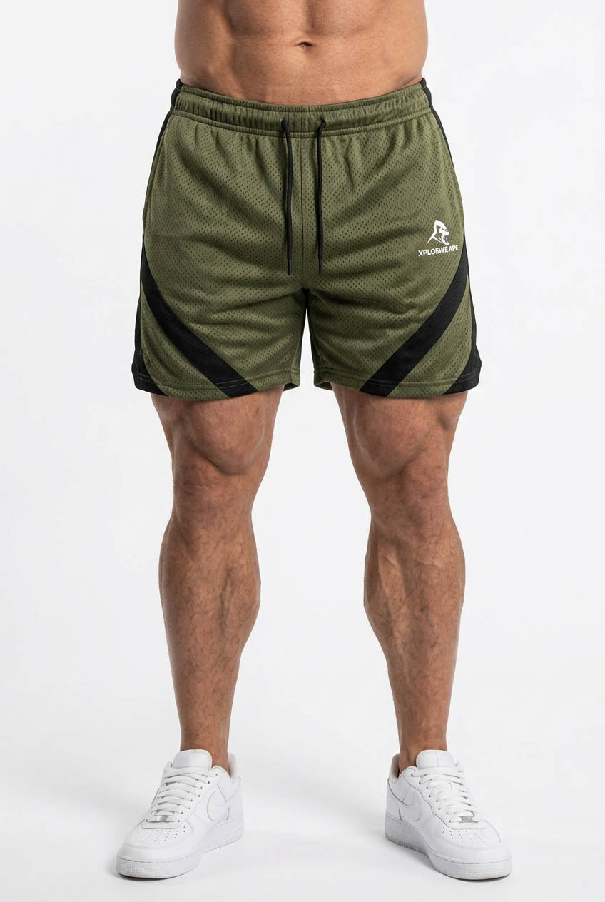 XAPE Nightfall War Shorts - Khaki