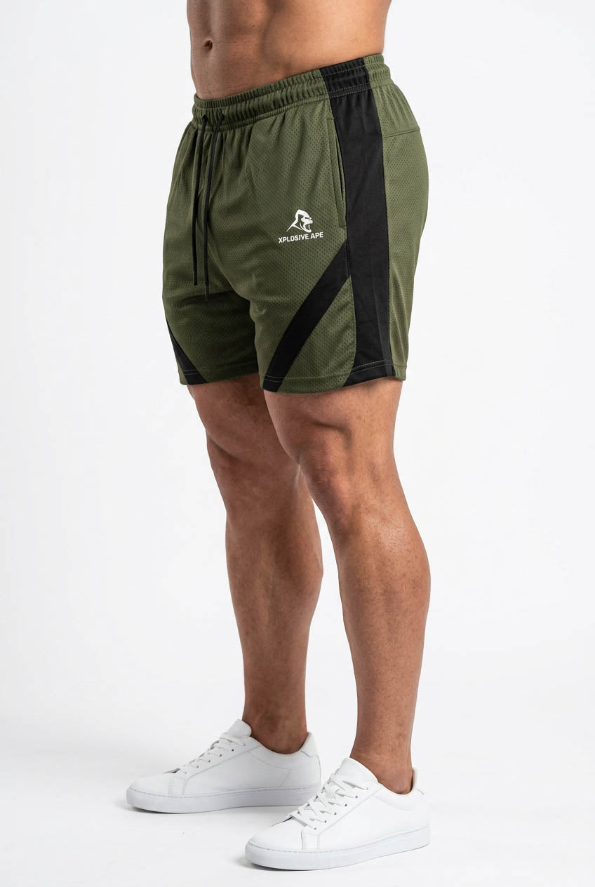 XAPE Nightfall War Shorts - Khaki