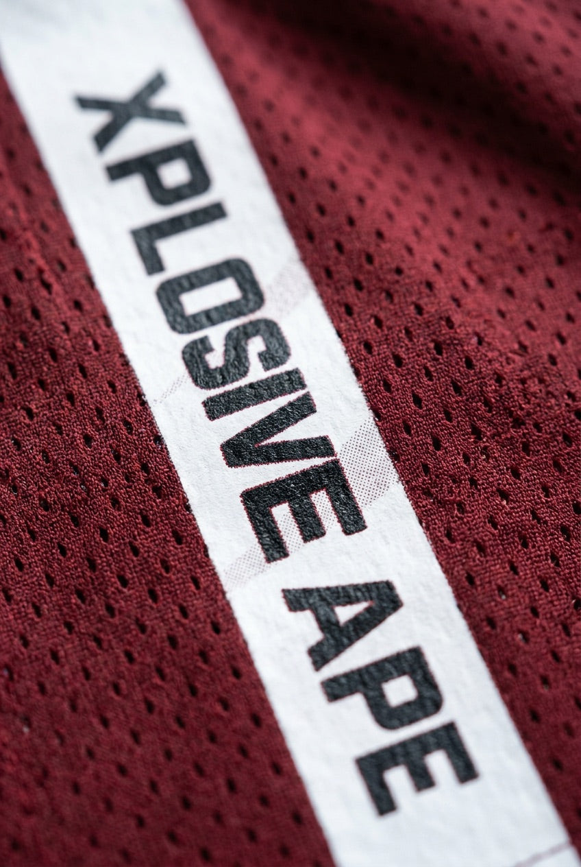 XAPE Dominion Tape Shorts - Red