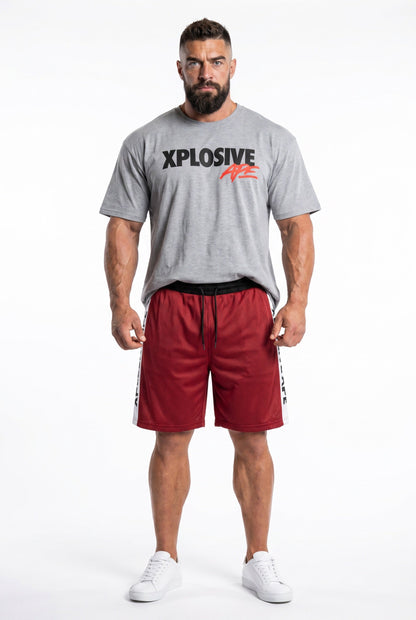 XAPE Dominion Tape Shorts - Red