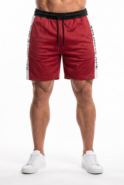 XAPE Dominion Tape Shorts - Red