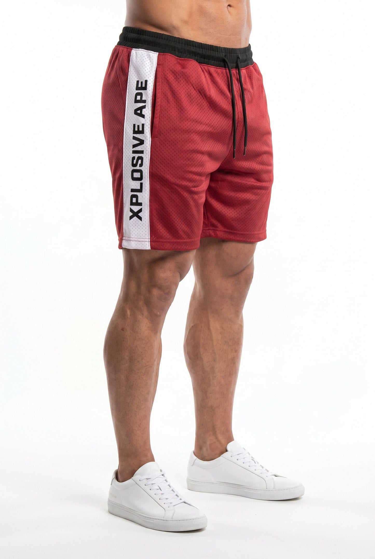 XAPE Dominion Tape Shorts - Red
