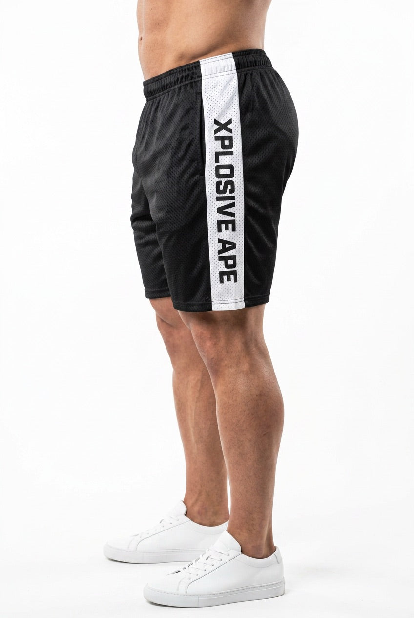 XAPE Dominion Tape Shorts - Black