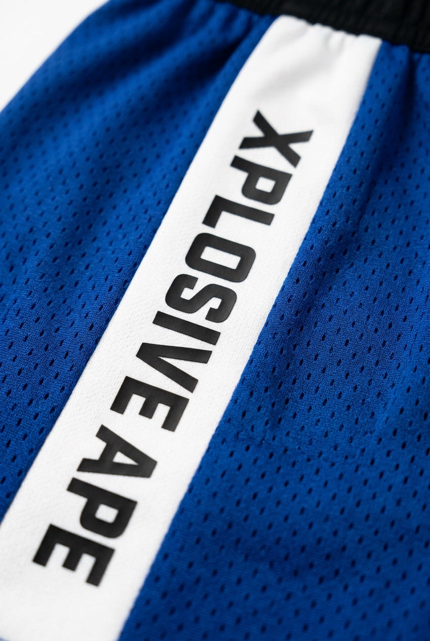 XAPE Dominion Tape Shorts - Blue
