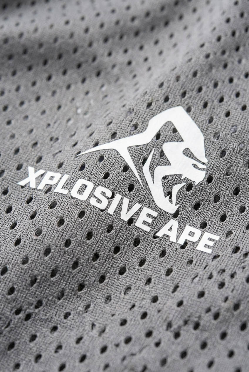 XAPE Strike Shorts - Grey/White