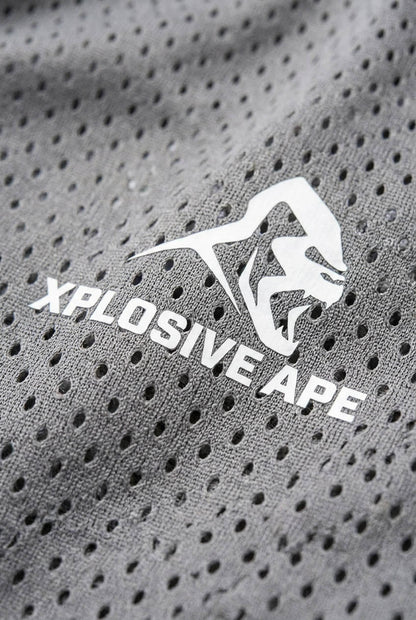 XAPE Strike Shorts - Grey/White