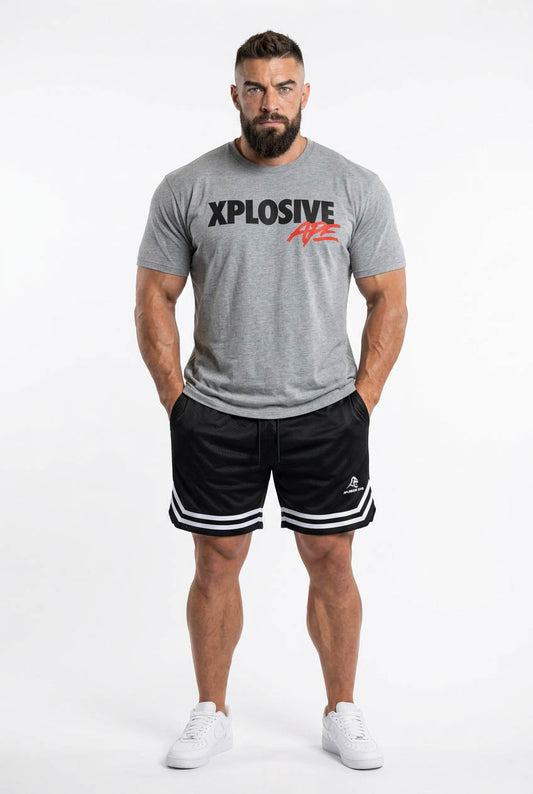 XAPE Strike Shorts - Black/White