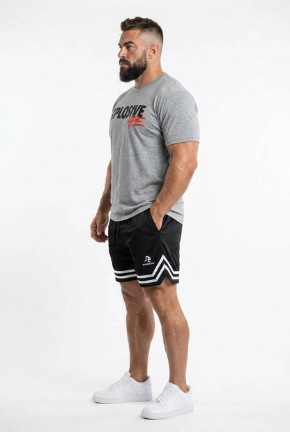 XAPE Strike Shorts - Black/White