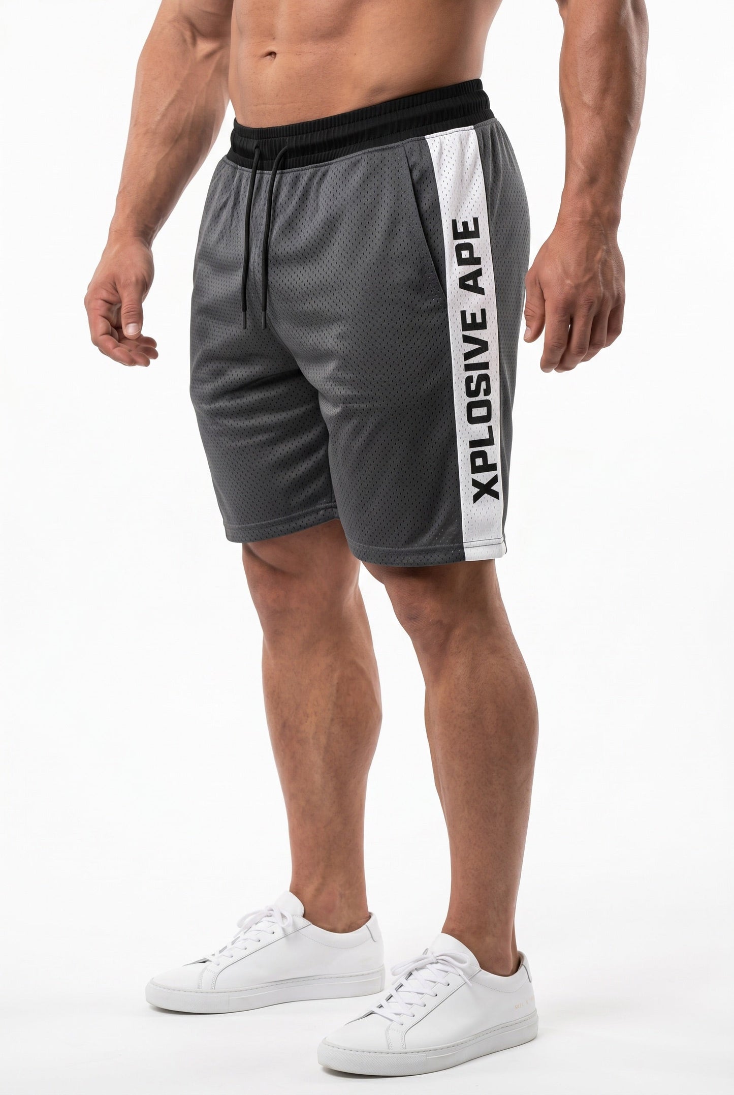 XAPE Dominion Tape Shorts - Grey