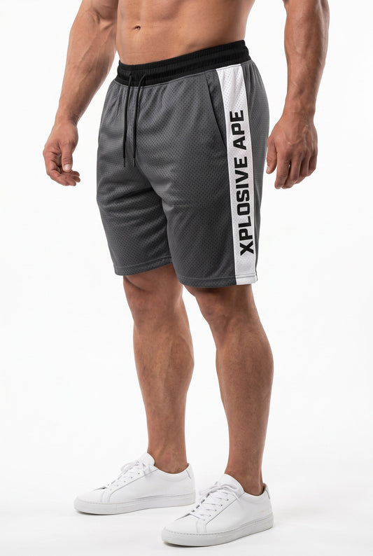 XAPE Dominion Tape Shorts - Grey