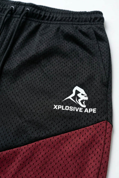 XAPE Rogue Combat Shorts - Red/Black