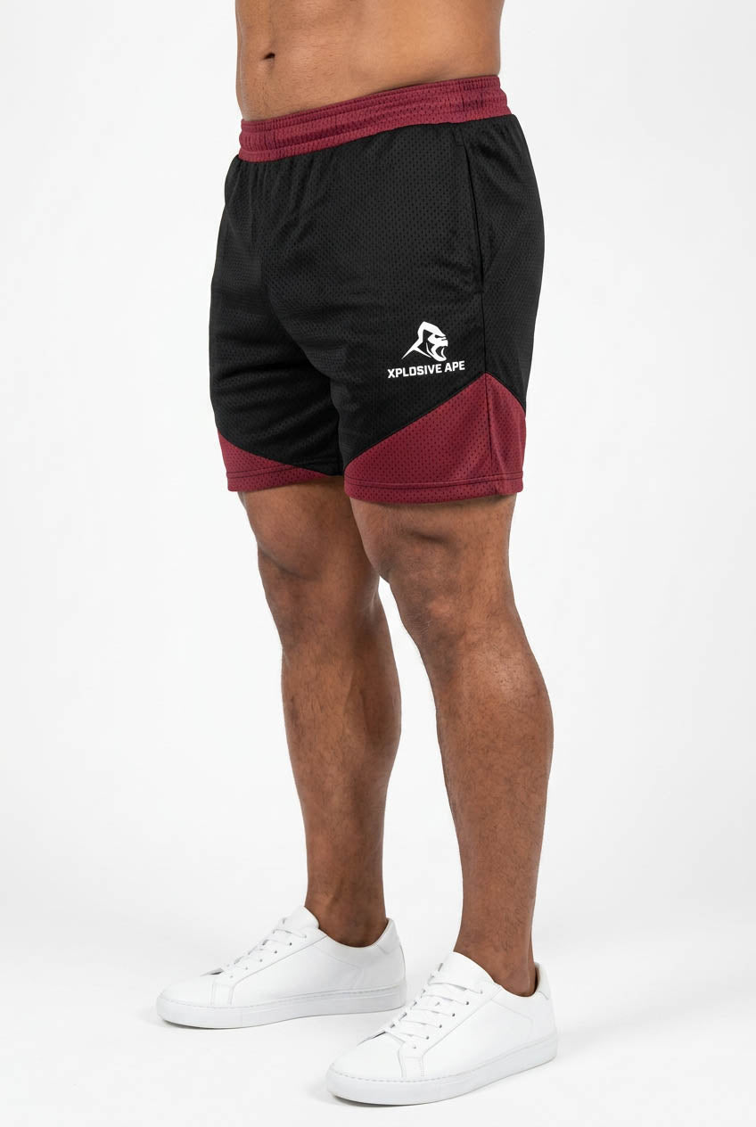 XAPE Rogue Combat Shorts - Red/Black