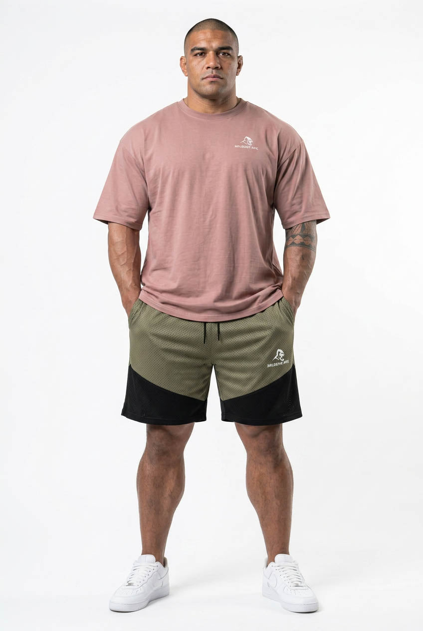 XAPE Rogue Combat Shorts - Lt Khaki/Black