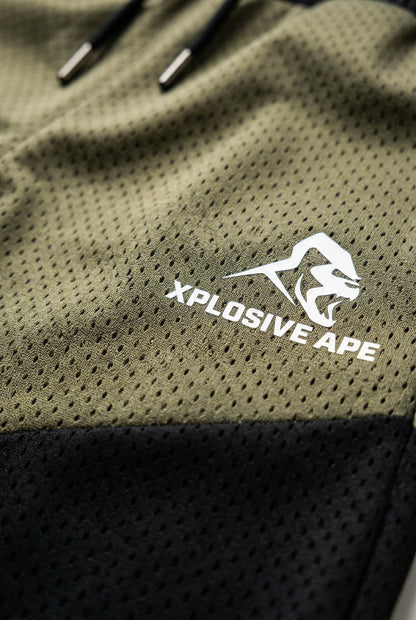 XAPE Rogue Combat Shorts - Lt Khaki/Black