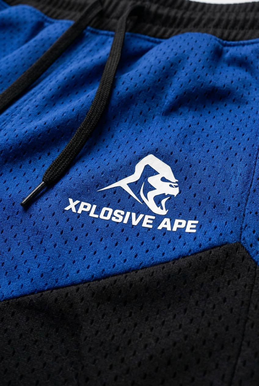 XAPE Rogue Combat Shorts - Blue/Black