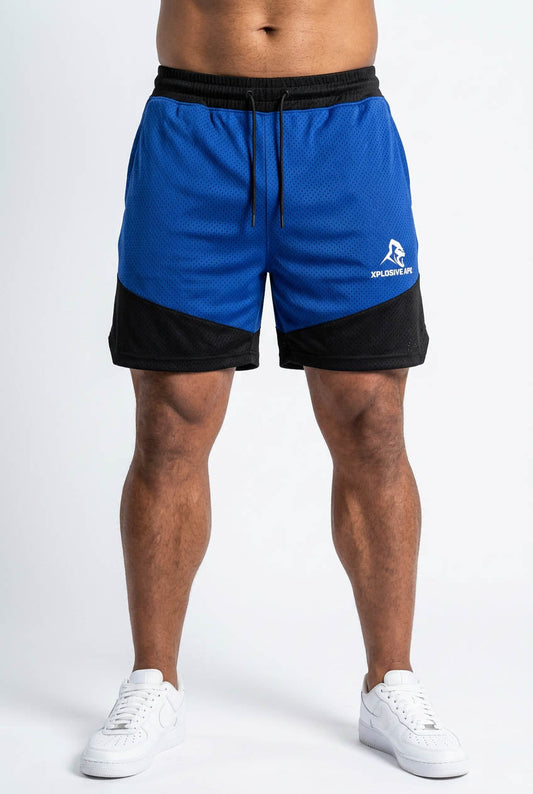 XAPE Rogue Combat Shorts - Blue/Black