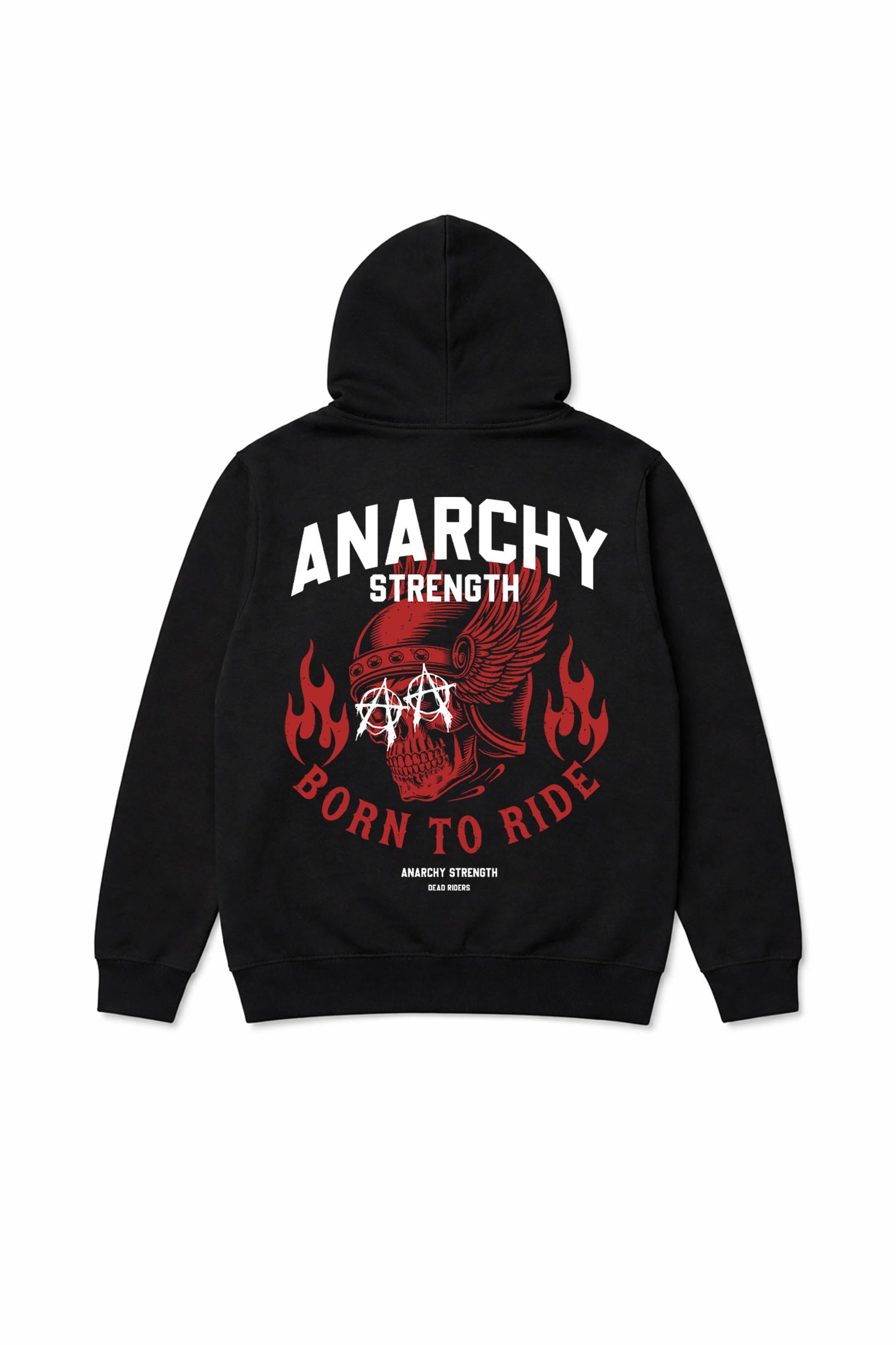 AS Born To Ride Hoodie - Black