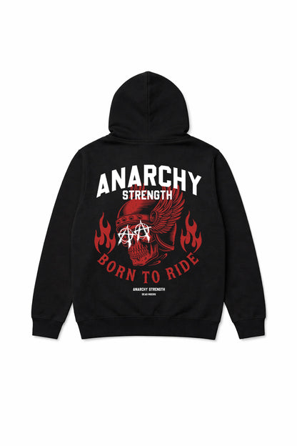 AS Born To Ride Hoodie - Black