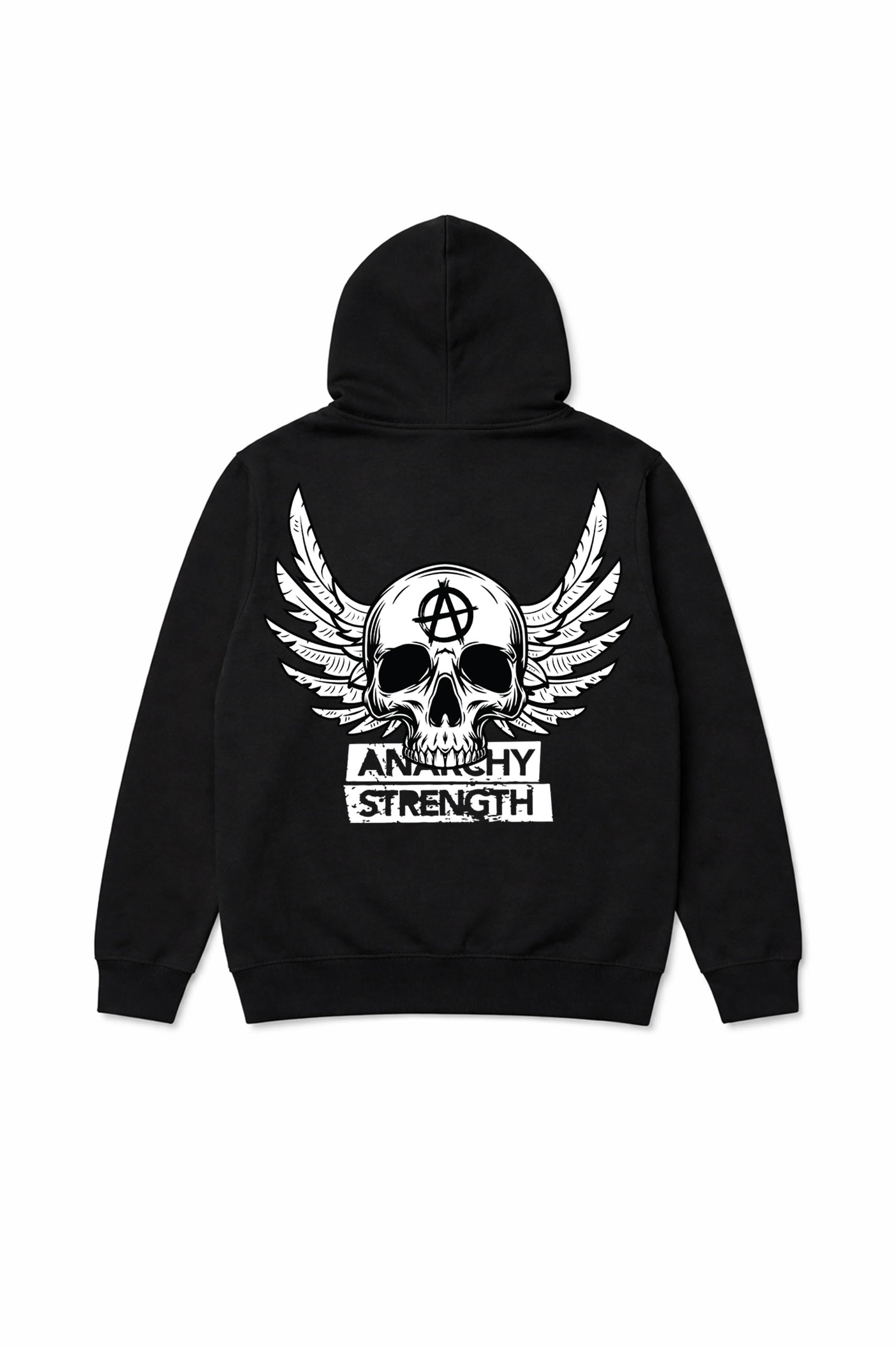 AS Skull Wings Hoodie - Black
