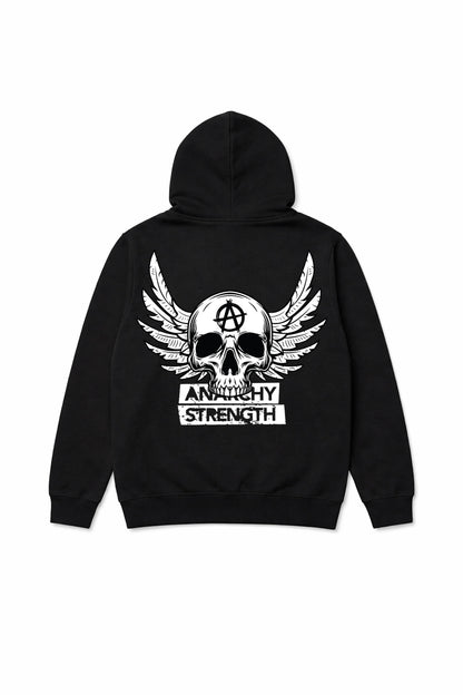AS Skull Wings Hoodie - Black