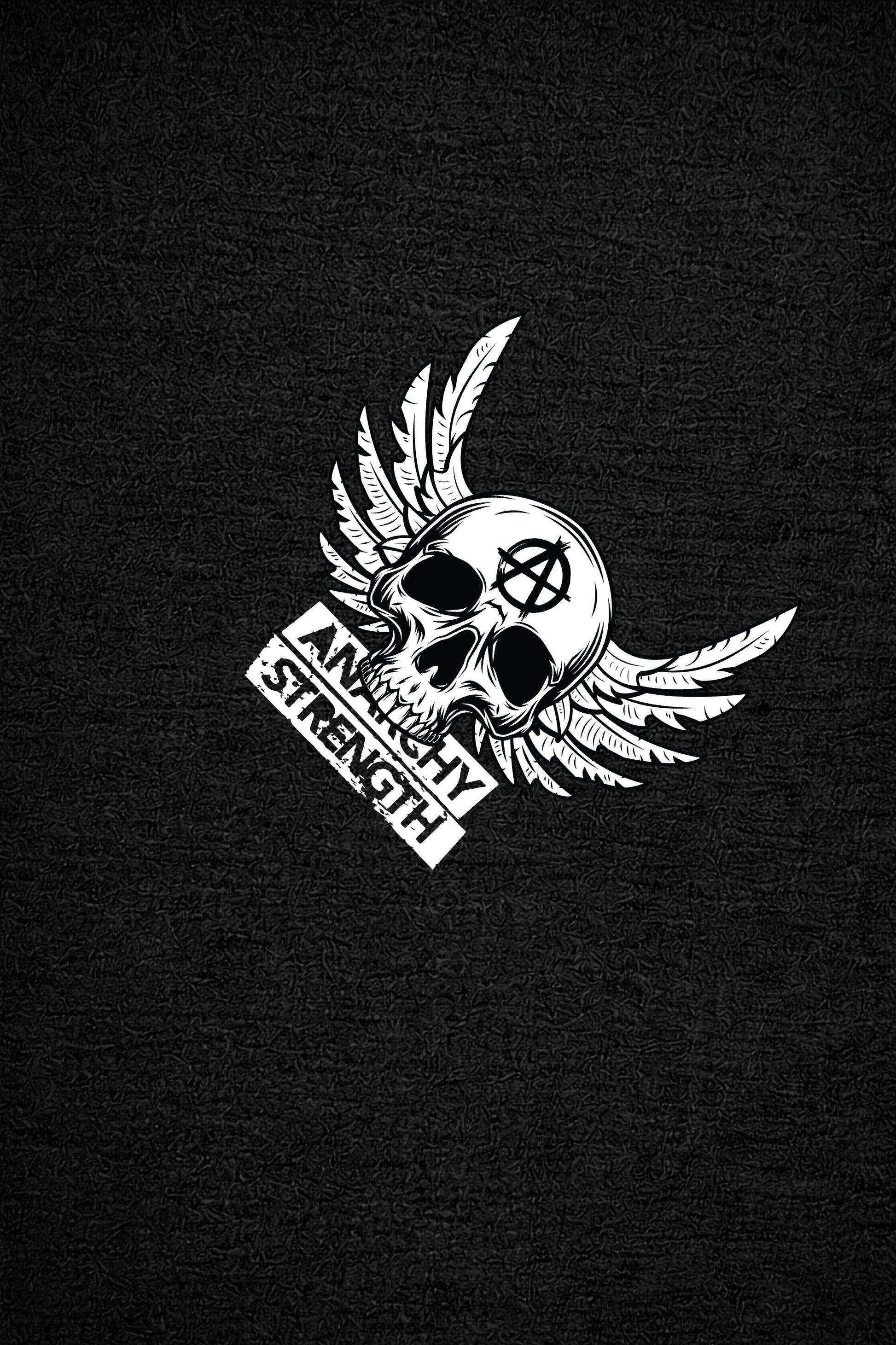 AS Skull Wings Tee - Black