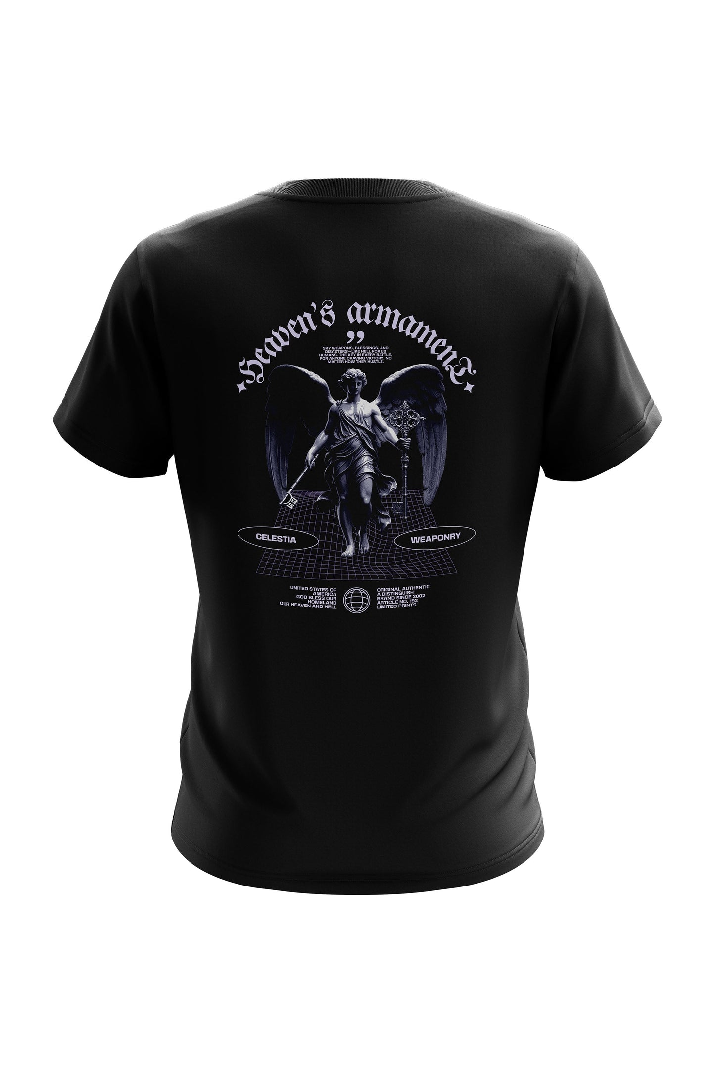 US Angel Graphic V1 Tee - Black