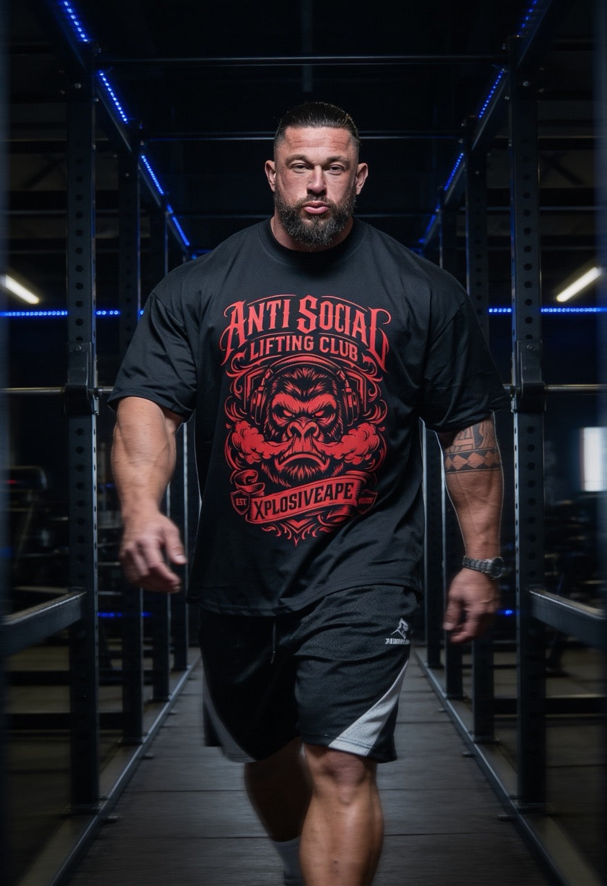 XAPE Antisocial Tee - Black