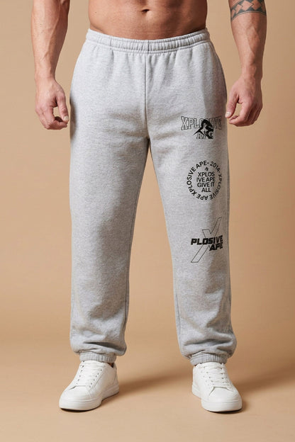 XAPE Apex Oversized Joggers - Ash Grey