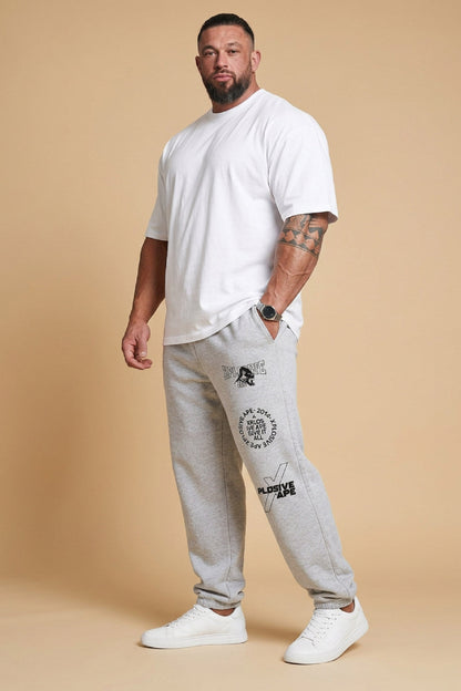 XAPE Apex Oversized Joggers - Ash Grey