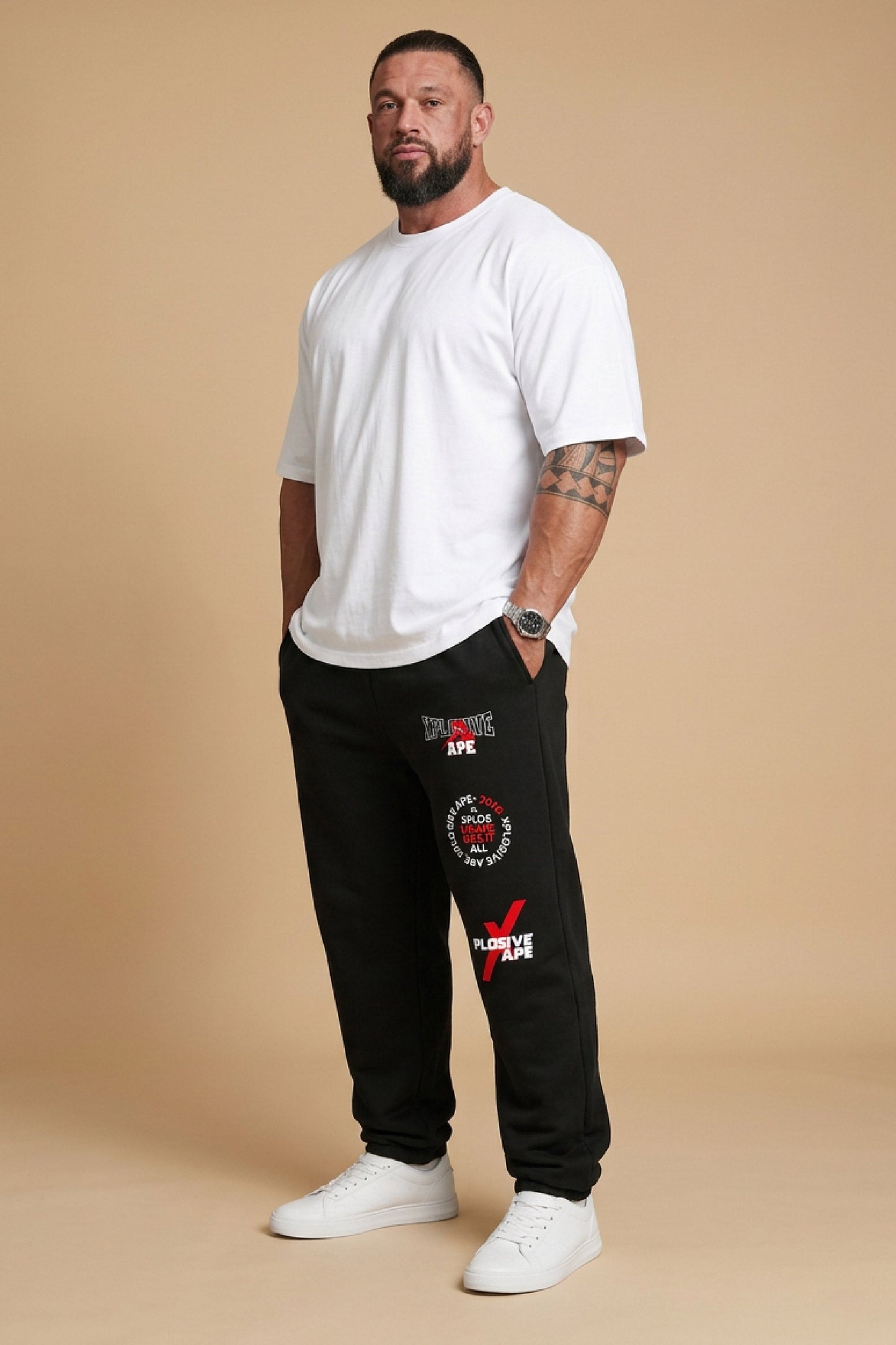 XAPE Apex Oversized Joggers - Black