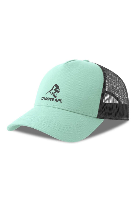 XAPE Classic Trucker Cap - Aquamarine/Black