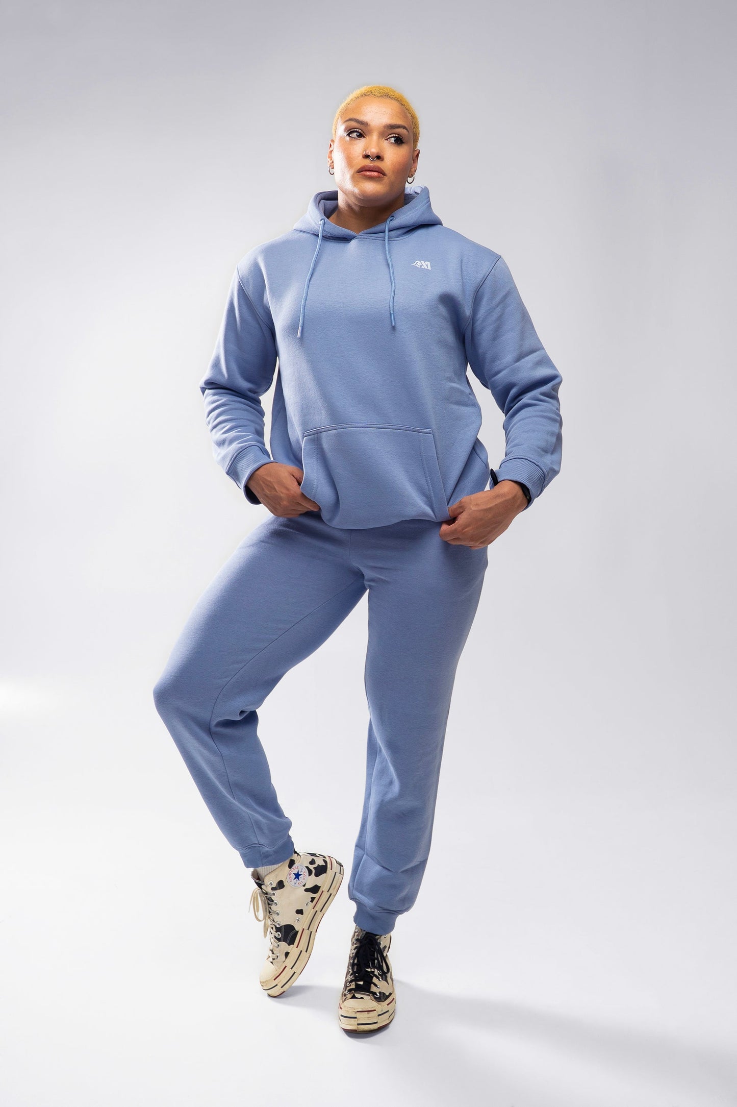 XAPE Core Logo Joggers - Slate Blue
