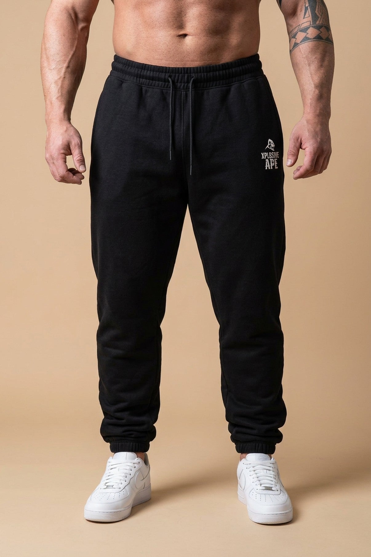 XAPE Classic Barbed Logo Joggers - Black
