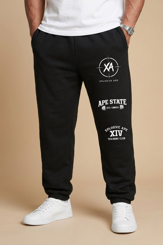 XAPE Berserk Oversized Joggers - Black