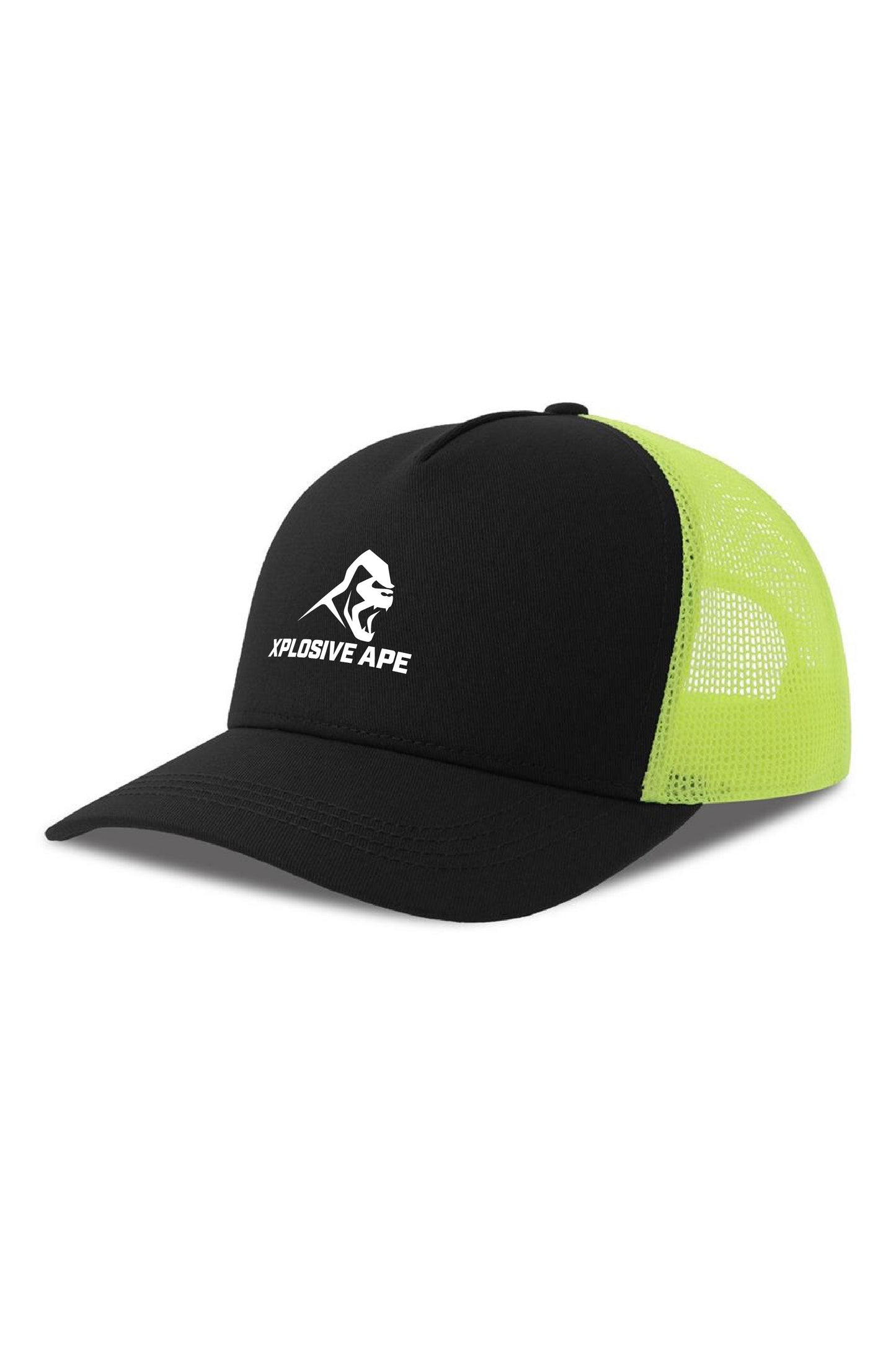 XAPE Classic Trucker Cap - Black/Safety Yellow