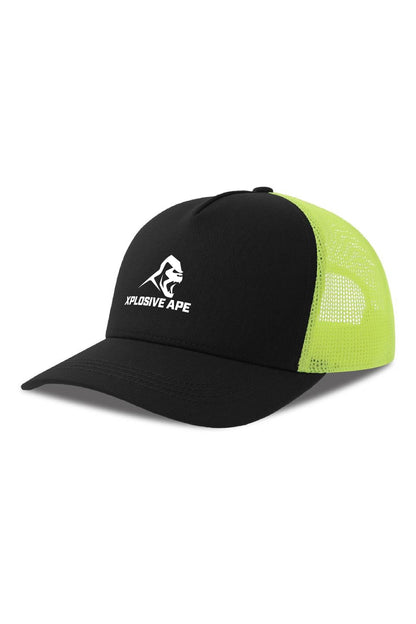 XAPE Classic Trucker Cap - Black/Safety Yellow