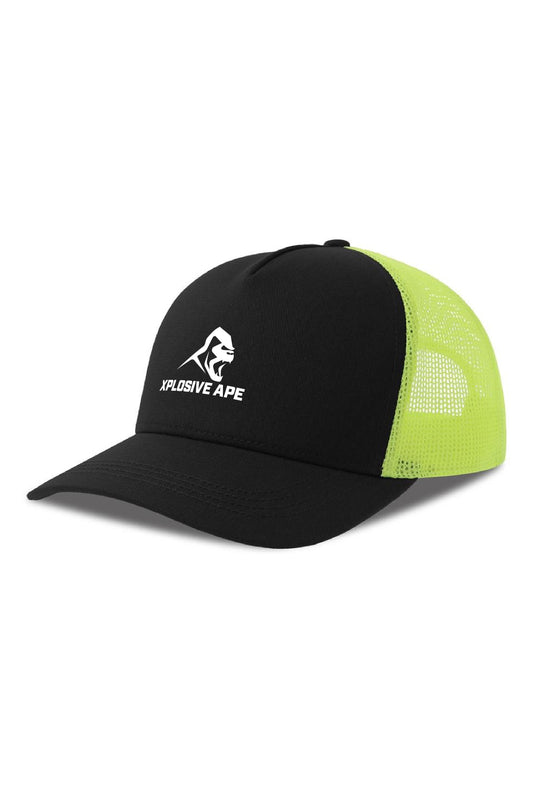 XAPE Classic Trucker Cap - Black/Safety Yellow