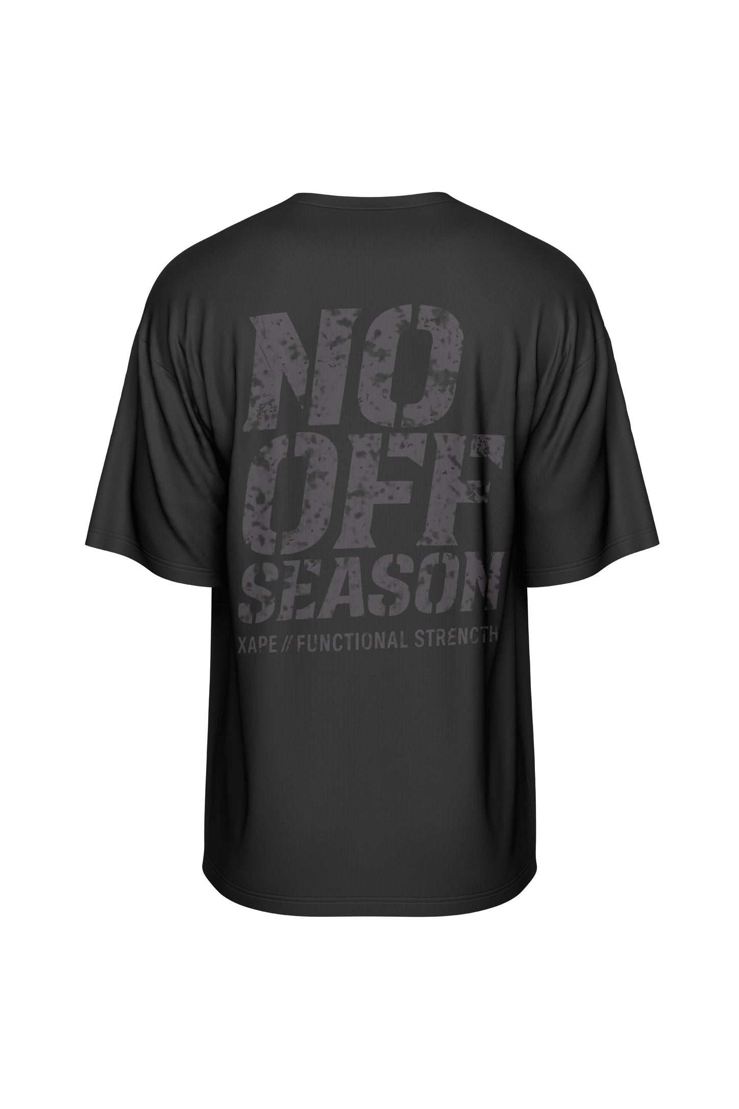 XAPE No Off Season Oversized Tee - Black