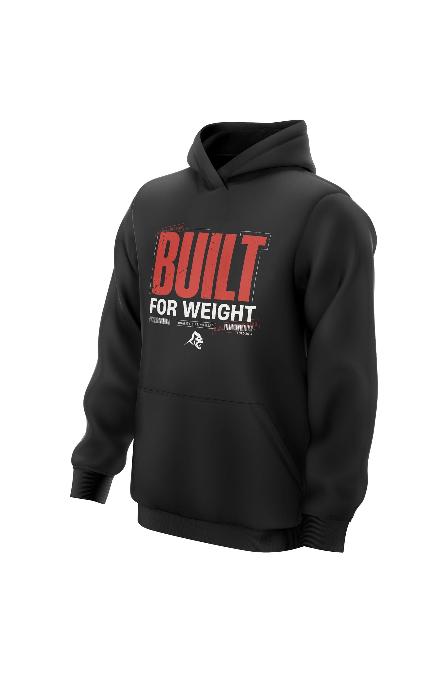XAPE Built For Weight Hoodie - Black